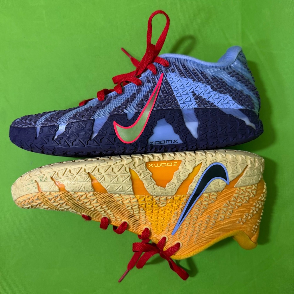 Nike Ja 1 Hunger Mismatched Laser Orange Game Royal HF2713-700 Mens Size 9